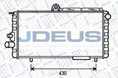 JDEUS 000v03 -  Радиатор, охлаждение двигателя