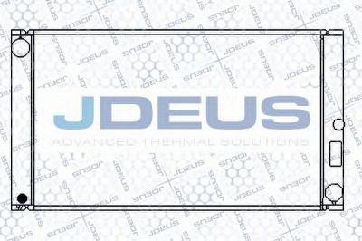 JDEUS 005m23 -  Радиатор, охлаждение двигателя