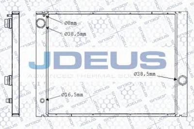 JDEUS 005m33a -  Радиатор, охлаждение двигателя