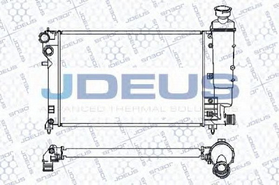 JDEUS 007m03 -  Радиатор, охлаждение двигателя