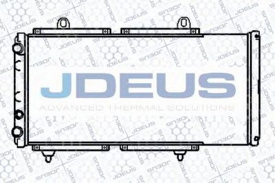 JDEUS 011v28 -  Радиатор, охлаждение двигателя