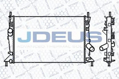 JDEUS 012m26 -  Радиатор, охлаждение двигателя