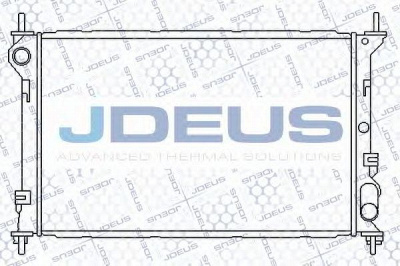 JDEUS 012m30 - Радиатор, охлаждение двигателя