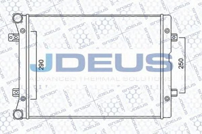 JDEUS 012m33 -  Радиатор, охлаждение двигателя