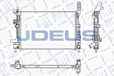 JDEUS 012m39 -  Радиатор, охлаждение двигателя