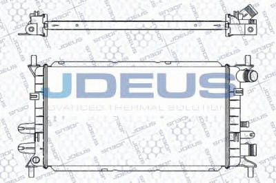 JDEUS 012m61 -  Радиатор, охлаждение двигателя