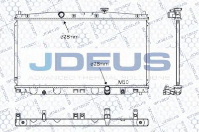 JDEUS 013m38 -  Радиатор, охлаждение двигателя