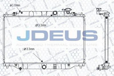 JDEUS 016m40 -  Радиатор, охлаждение двигателя