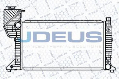 JDEUS 017b21 -  Радиатор, охлаждение двигателя