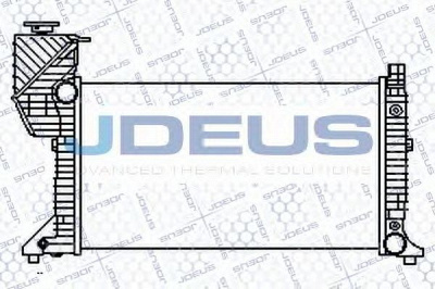 JDEUS 017b22 -  Радиатор, охлаждение двигателя