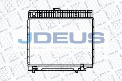 JDEUS 017m13 -  Радиатор, охлаждение двигателя