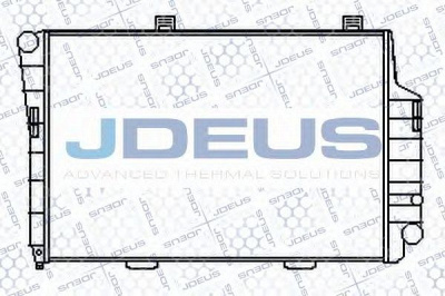 JDEUS 017m32 -  Радиатор, охлаждение двигателя