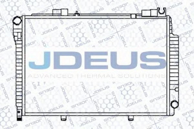 JDEUS 017m36 -  Радиатор, охлаждение двигателя