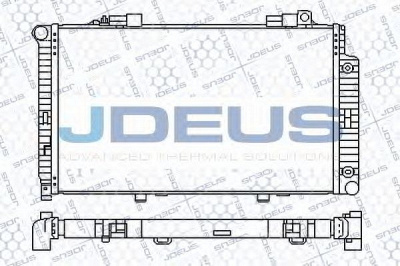 JDEUS 017m44 -  Радиатор, охлаждение двигателя