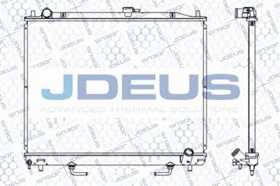 JDEUS 018m42 -  Радиатор, охлаждение двигателя