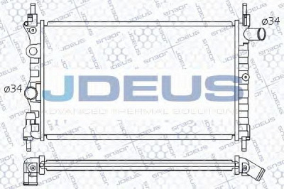 JDEUS 020m14 -  Радиатор, охлаждение двигателя