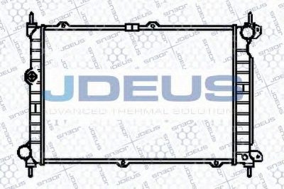 JDEUS 020m21 - Радиатор, охлаждение двигателя