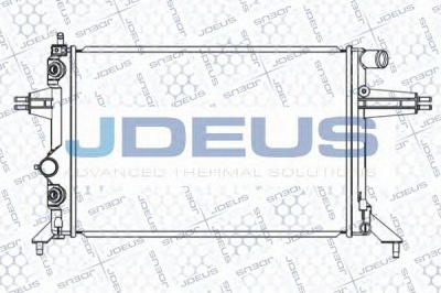 JDEUS 020m29 -  Радиатор, охлаждение двигателя