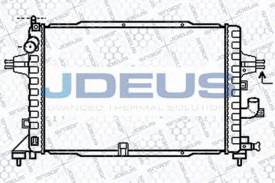 JDEUS 020m59 -  Радиатор, охлаждение двигателя