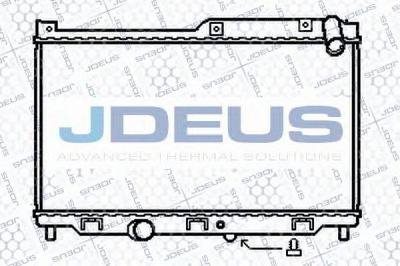 JDEUS 020m61 -  Радиатор, охлаждение двигателя