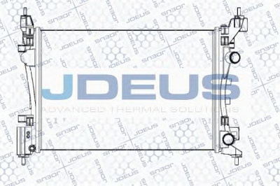 JDEUS 020m68 -  Радиатор, охлаждение двигателя