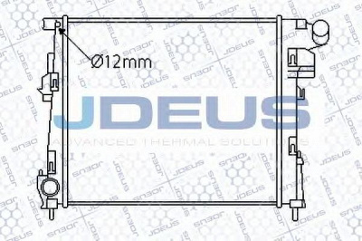 JDEUS 020m73 -  Радиатор, охлаждение двигателя