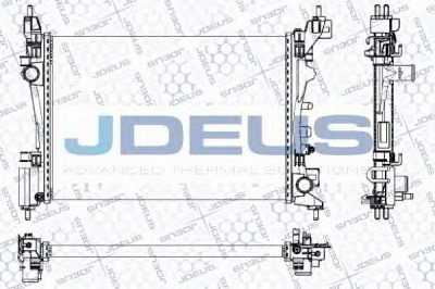 JDEUS 020m78 - Радиатор, охлаждение двигателя
