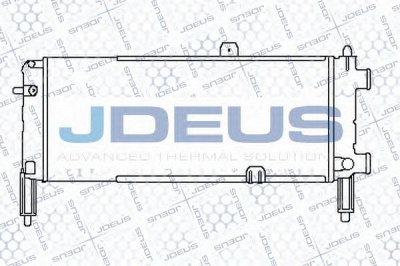 JDEUS 020v01 - Радиатор, охлаждение двигателя