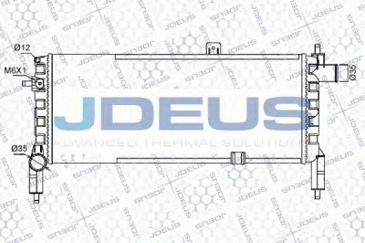 JDEUS 020v07 -  Радиатор, охлаждение двигателя