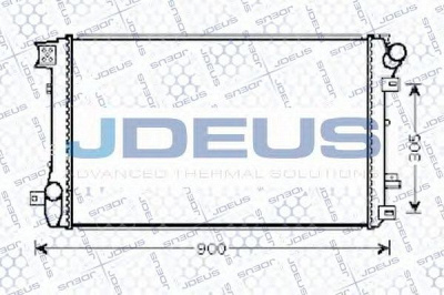 JDEUS 023m89 - Радиатор, охлаждение двигателя