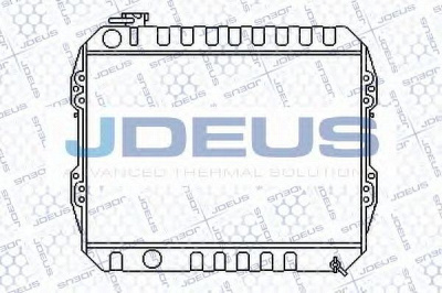 JDEUS 028m32 -  Радиатор, охлаждение двигателя