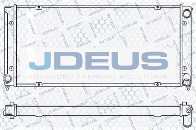 JDEUS 030m46 -  Радиатор, охлаждение двигателя