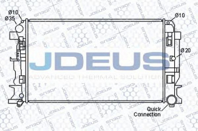 JDEUS 030m54 -  Радиатор, охлаждение двигателя