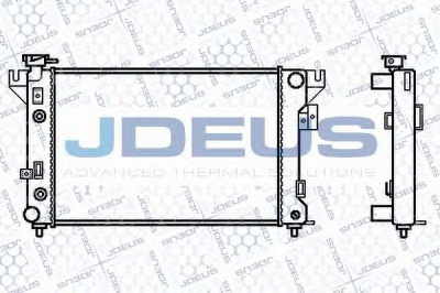 JDEUS 053m05 -  Радиатор, охлаждение двигателя