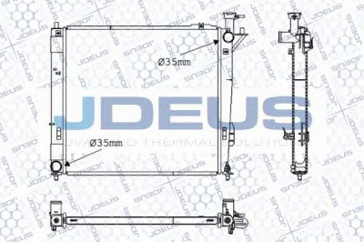 JDEUS 054m48 -  Радиатор, охлаждение двигателя