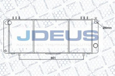 JDEUS 057m02 -  Радиатор, охлаждение двигателя