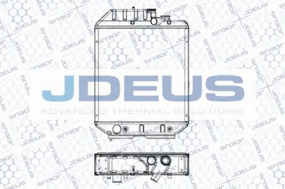 JDEUS 060m01 -  Радиатор, охлаждение двигателя
