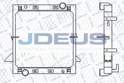 JDEUS 114m08 -  Радиатор, охлаждение двигателя