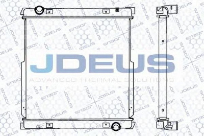 JDEUS 114m15 -  Радиатор, охлаждение двигателя