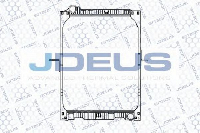 JDEUS 117m01 -  Радиатор, охлаждение двигателя