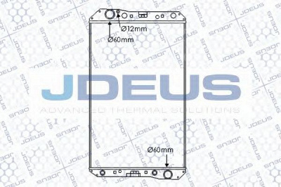 JDEUS 117m04b -  Радиатор, охлаждение двигателя