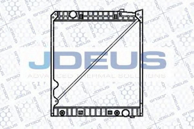 JDEUS 117m06b -  Радиатор, охлаждение двигателя