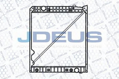 JDEUS 117m07b -  Радиатор, охлаждение двигателя