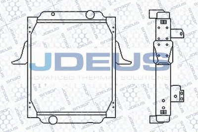 JDEUS 123m01 -  Радиатор, охлаждение двигателя