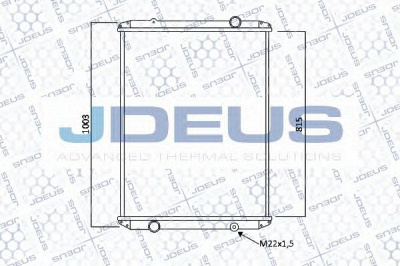 JDEUS 123m03b -  Радиатор, охлаждение двигателя