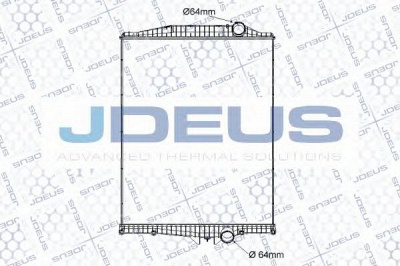 JDEUS 131m03b -  Радиатор, охлаждение двигателя