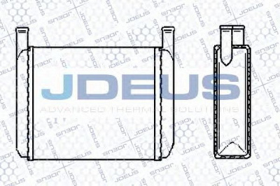 JDEUS 200v01 -  Теплообменник, отопление салона