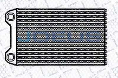 JDEUS 201m04 -  Теплообменник, отопление салона