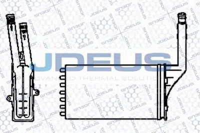 JDEUS 207v04 -  Теплообменник, отопление салона
