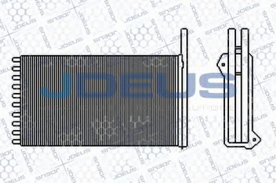 JDEUS 212m04 -  Теплообменник, отопление салона